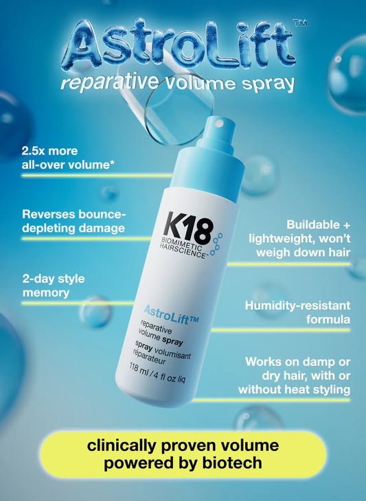 K18 AstroLift™ Reparative Volume Spray – 118ml