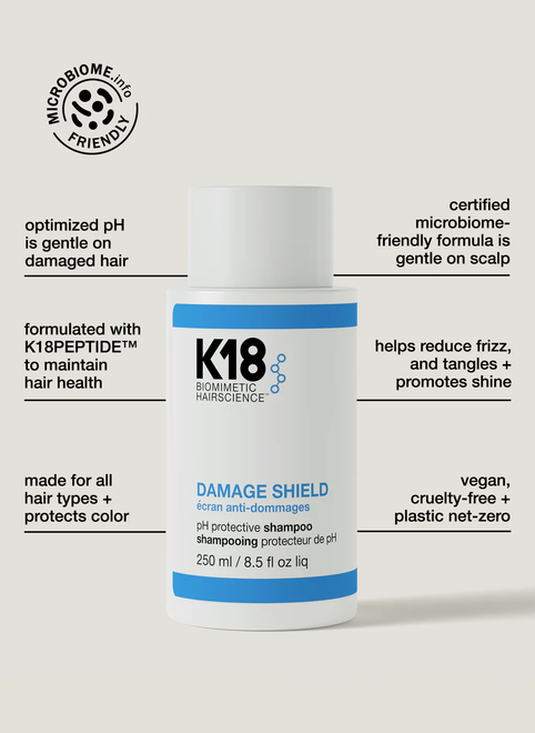 K18 Peptide Prep pH Maintenance Shampoo 250ml - GRASP