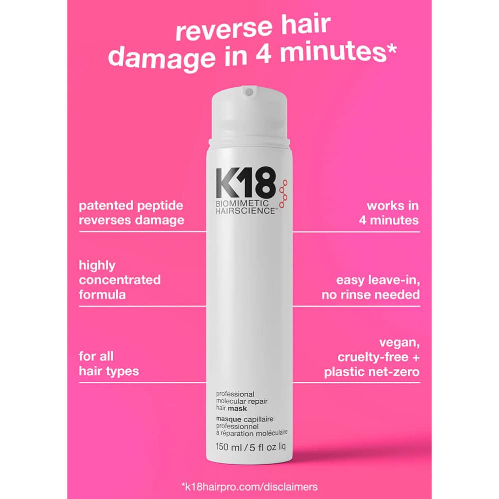 K18 Pro Peptide Starter Kit – 2x150ml Mist + 1x150ml Mask - GRASP
